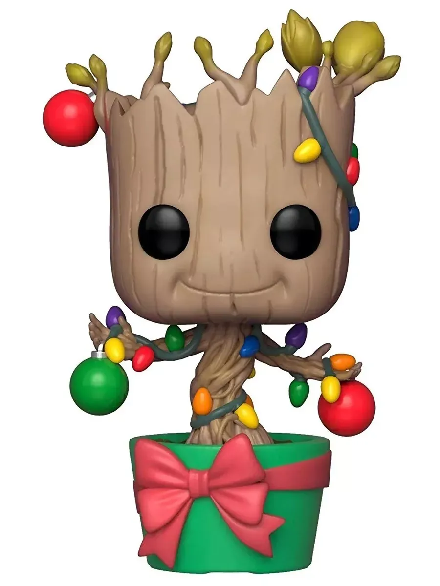Фигурка Funko POP! башкотряс Марвел Holiday Groot w/ Lights