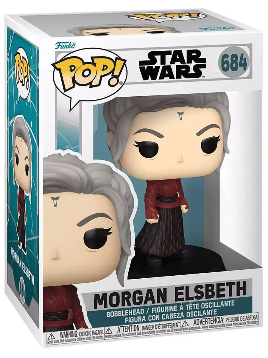 Фигурка Funko башкотряс Звездные воины Асока Морган Элсбет Фигурка Funko башкотряс Звездные воины Асока Морган Элсбет