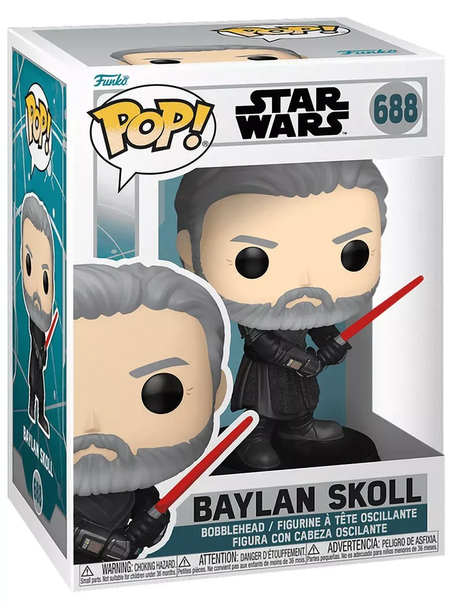 Фигурка Funko башкотряс Звездные воины Асока Бейлан Сколл