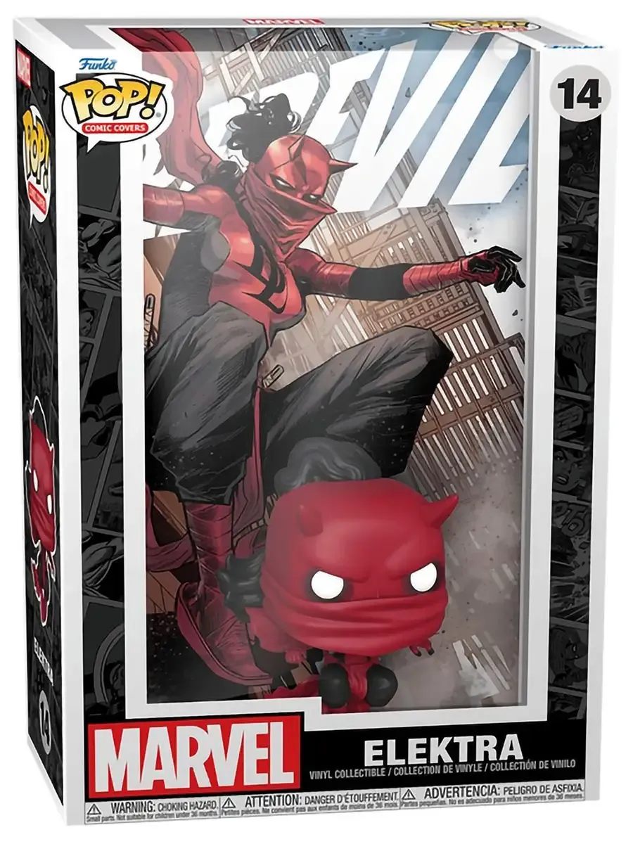 Фигурка Funko POP! башкотряс Марвел Сорвиголова Электра Фигурка Funko POP! башкотряс Марвел Сорвиголова Электра