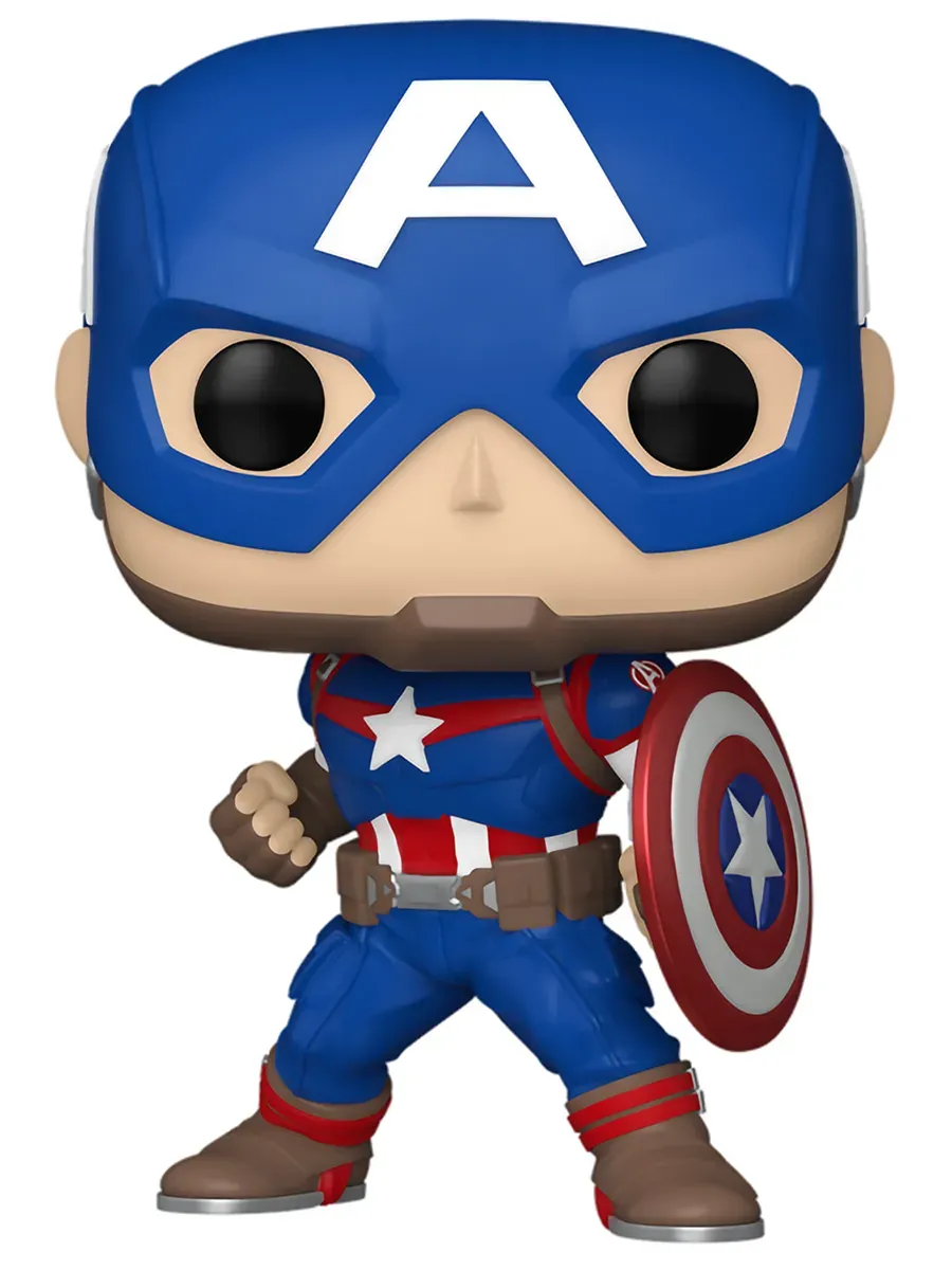 Фигурка Funko POP! башкотряс Марвел Classics Капитан Америка