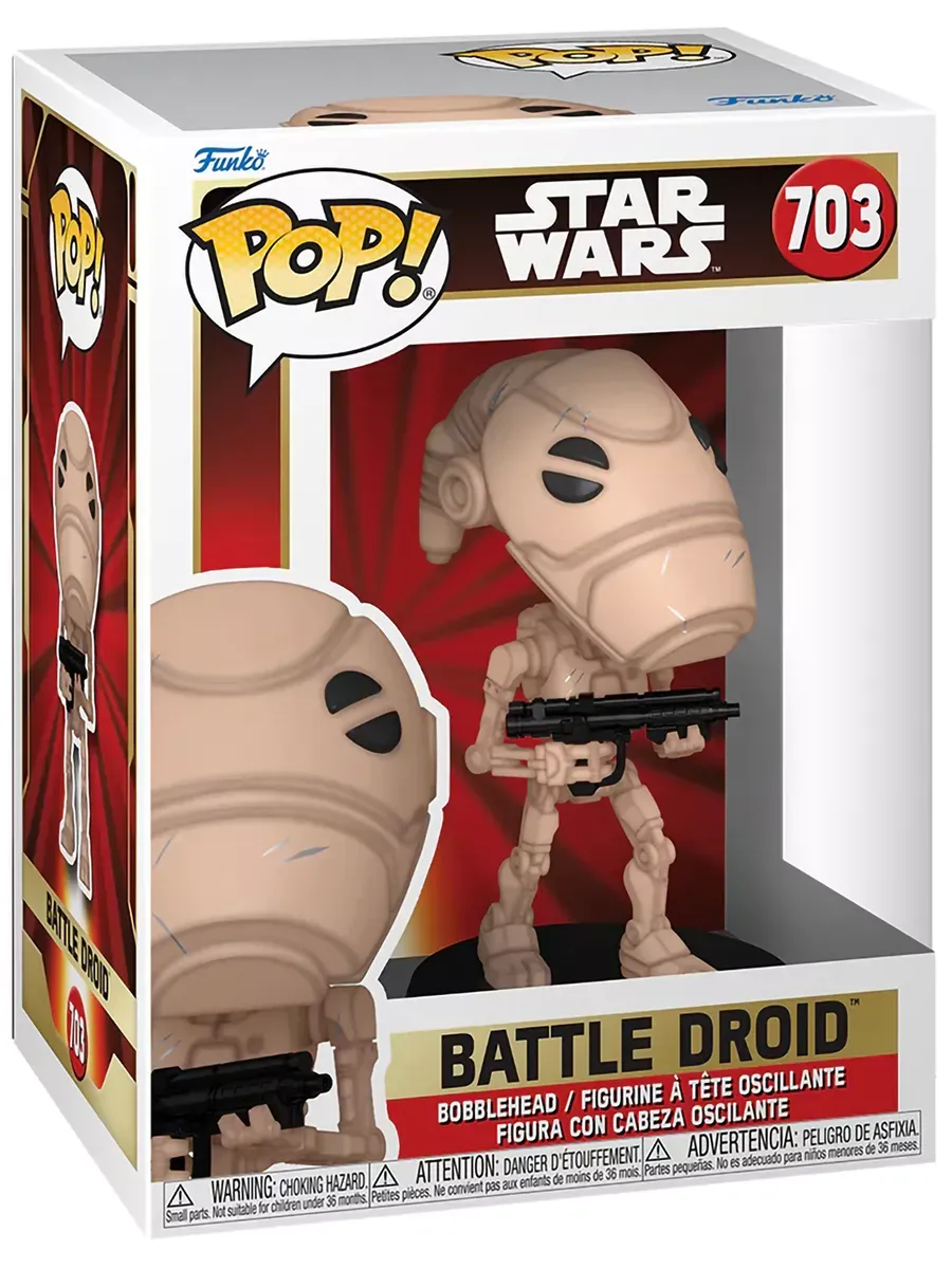 Фигурка Funko POP! башкотряс Звездные воины Боевой дроид