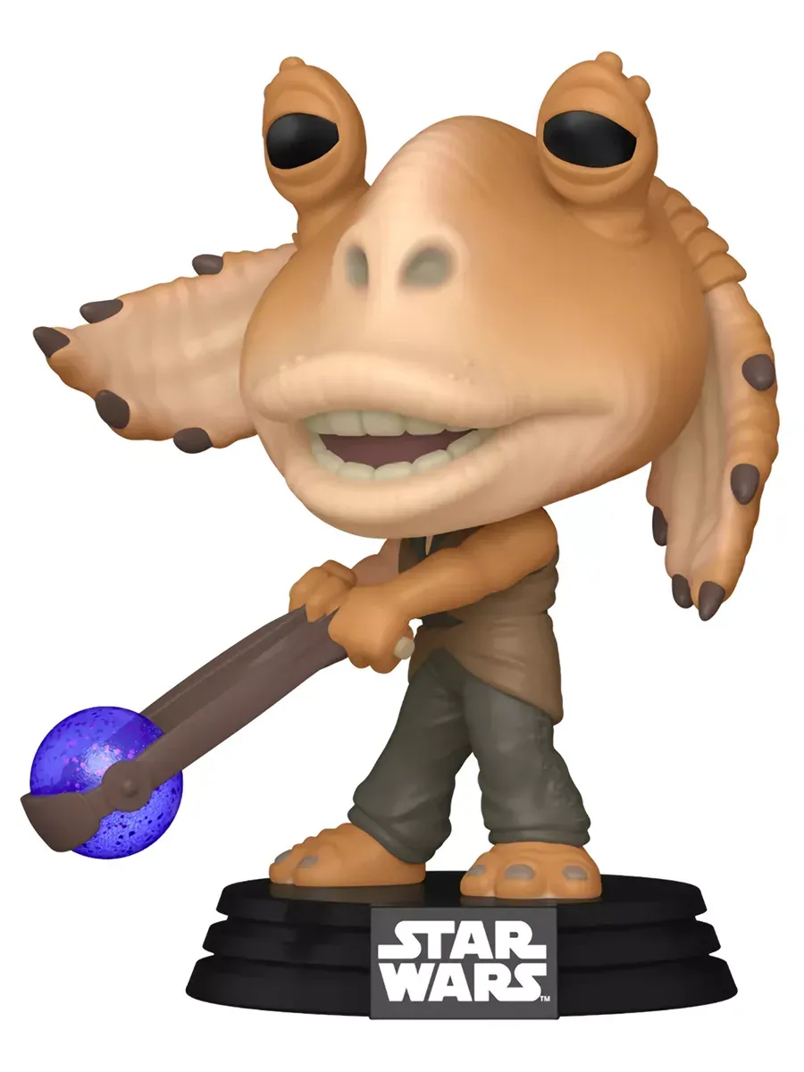 Фигурка Funko башкотряс Звездные воины Джа-Джа Бинкс w/ Bal