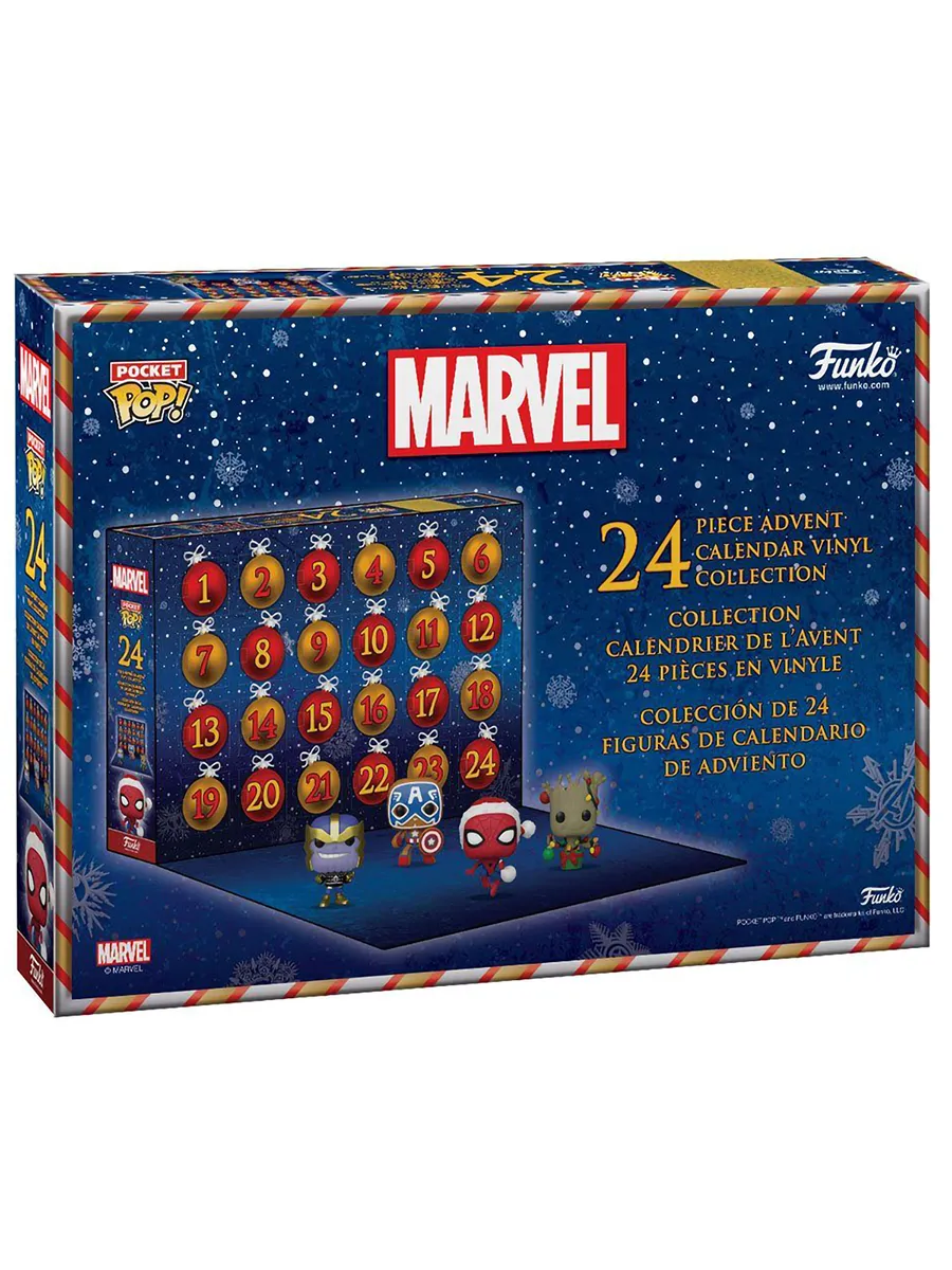 Адвент календарь Funko Марвел Holiday 2022 24 фигурки Адвент календарь Funko Марвел Holiday 2022 24 фигурки