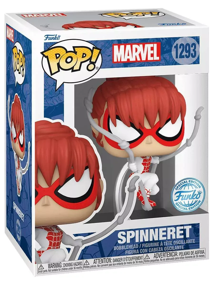 Фигурка Funko POP! башкотряс Марвел Человек-паук Спиннерет
