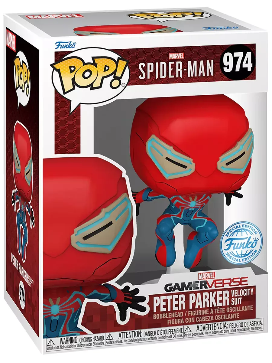 Фигурка Funko POP башкотряс Марвел Человек паук Peter Parker