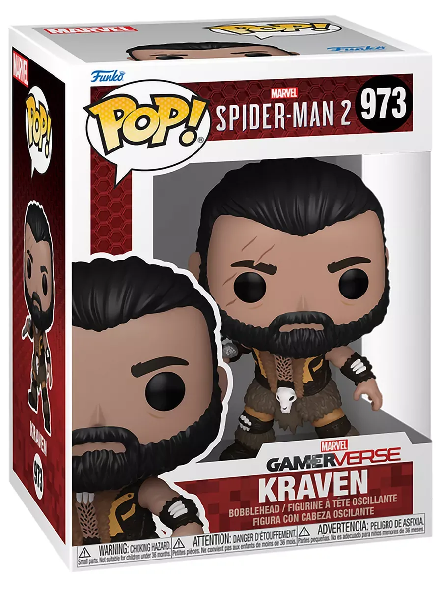 Фигурка Funko башкотряс Марвел Games Человек паук 2 Kraven Фигурка Funko башкотряс Марвел Games Человек паук 2 Kraven
