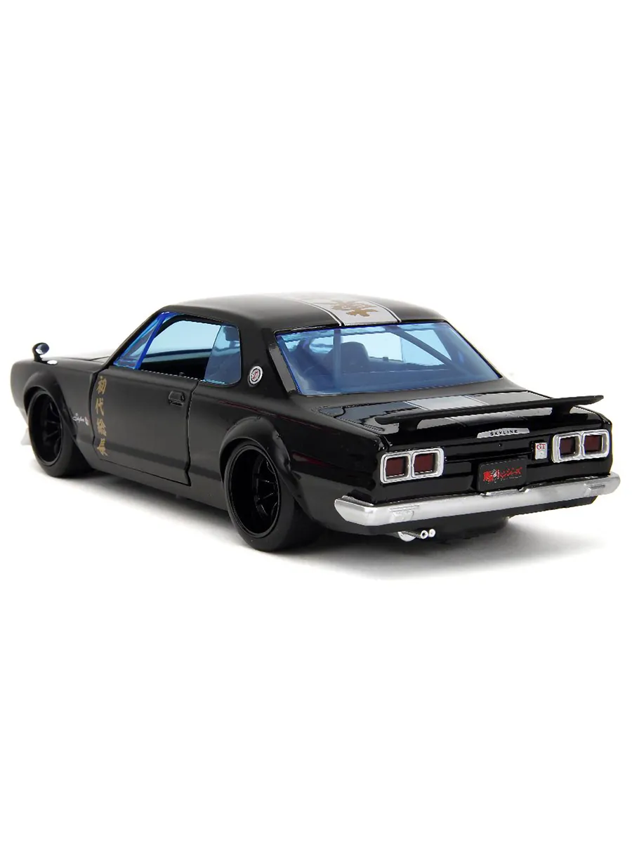 Машинка с фигуркой 1:24 1971 Nissan Skyline GTR W/Mikey