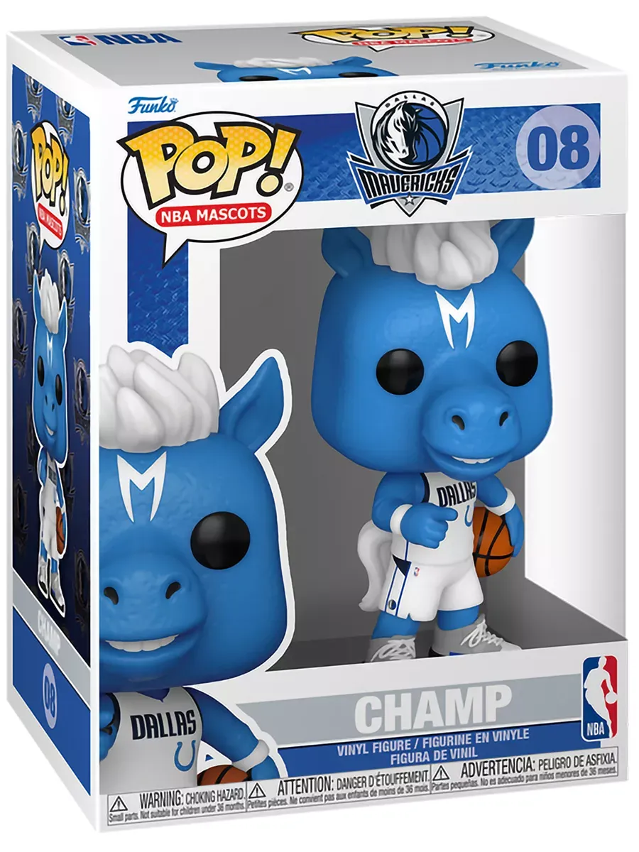 Фигурка Funko POP! NBA Mascots Даллас Маверикс Чемпион (08)
