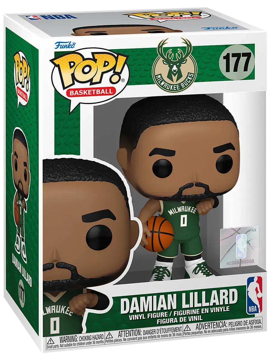 Фигурка Funko POP! NBA Bucks Дамиан Лиллард (177) 83408