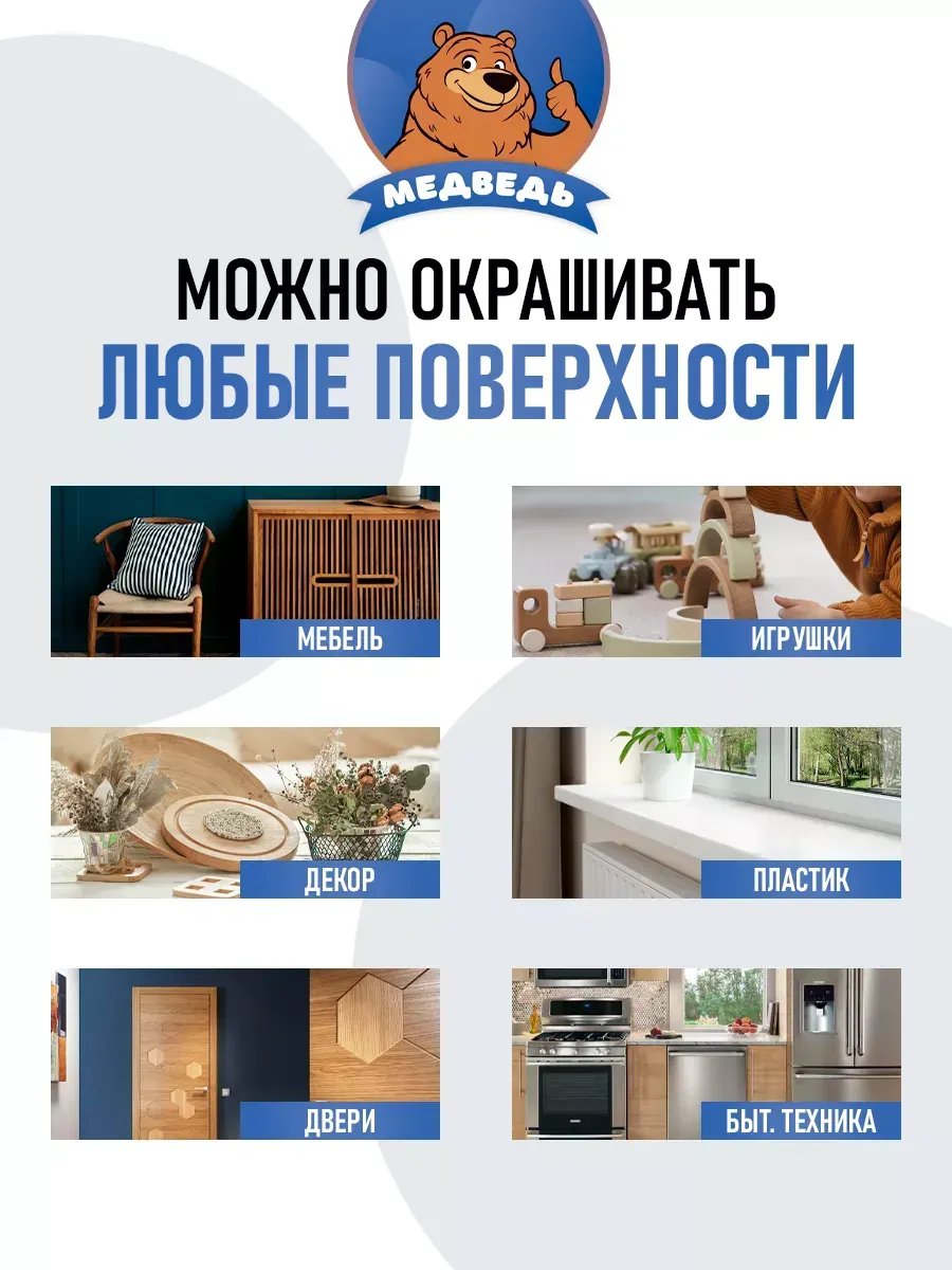 Краска для мебели белая фото 7