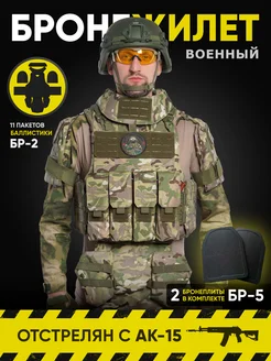 Бронежилет Universal Armor V3 тактический с плитами мул