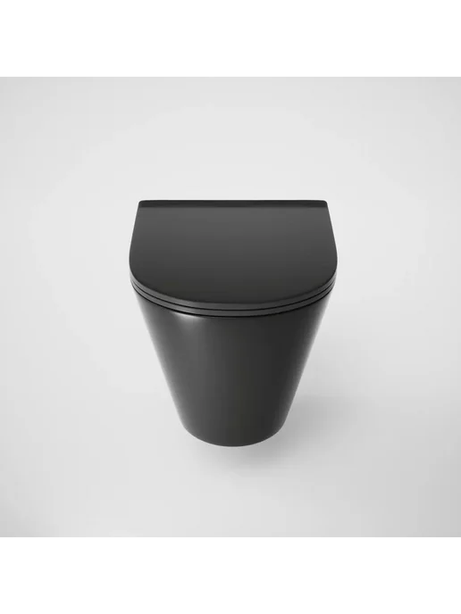 Grossman Унитаз безободковый с тонкой крышкой, черный, фото 2