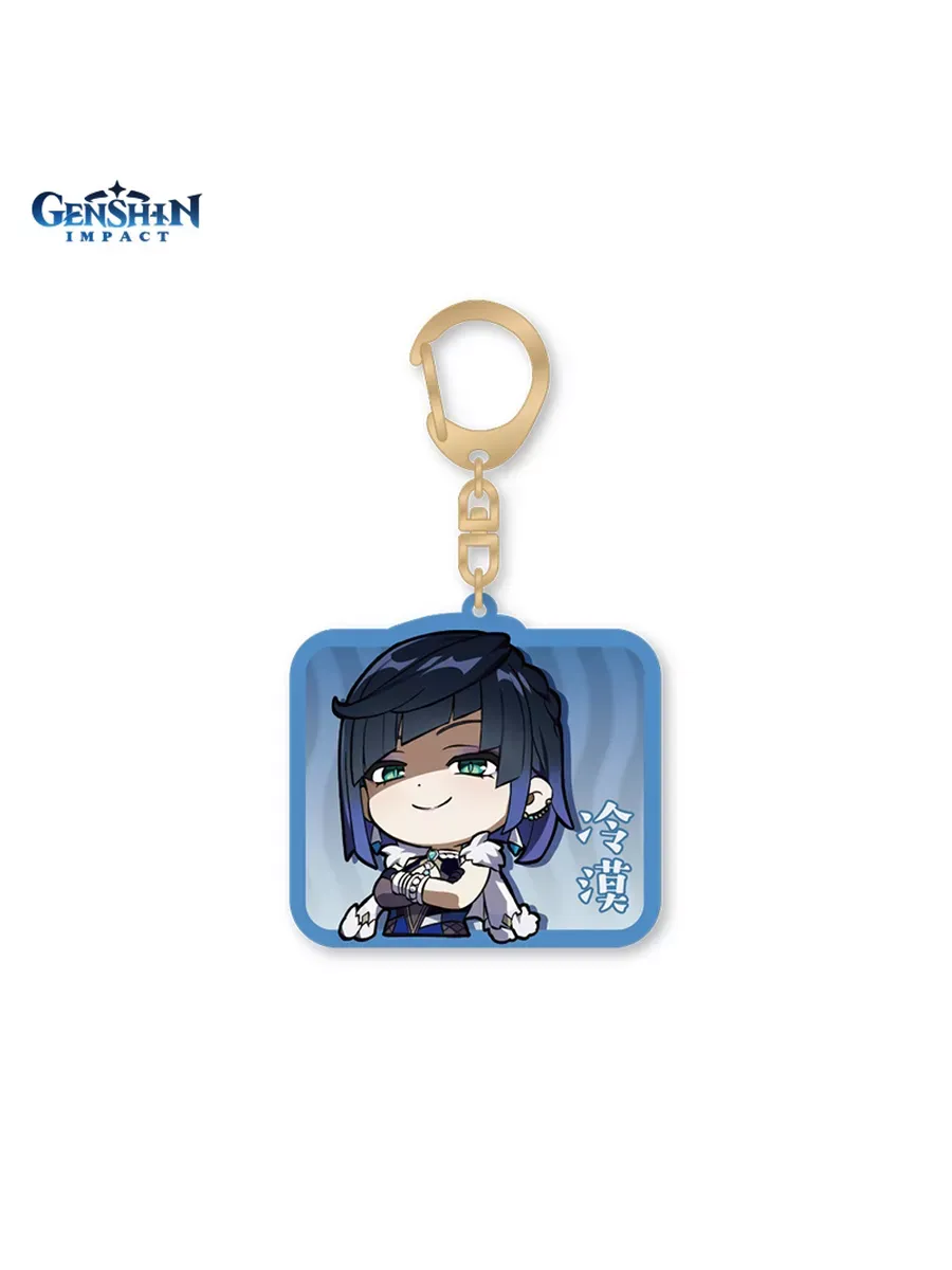 Брелок акриловый Геншин Импакт Chibi Yelan Е Лань