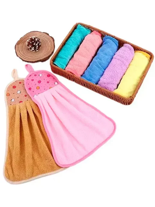 OUR SHOP Набор кухонных полотенец с петелькой 25х50 см, 12 шт, фото 2