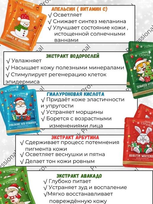 Djik professional Подарочный новогодний набор уходовой косметики Beauty Box, красный, фото 2