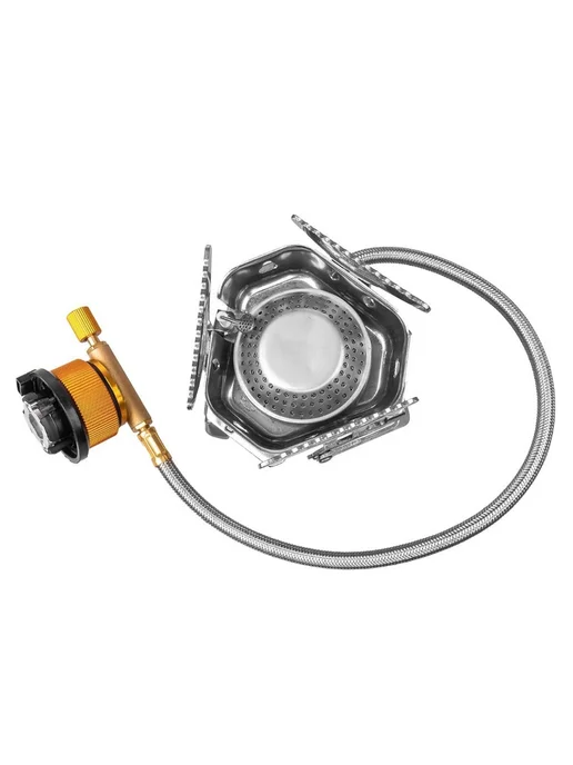 Helios Плита газовая мини со шлангом HS-IW-HT002, серый, фото 3