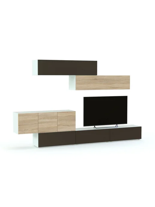BestMebel Стенка ТВ Лиана НМ 013, 255х40х190 см, 40x190 см, фото 3