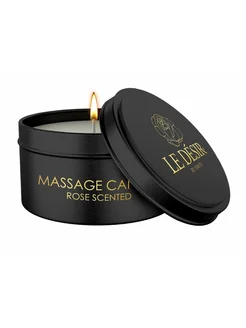 Массажная свеча с ароматом розы Massage Candle - 100 гр