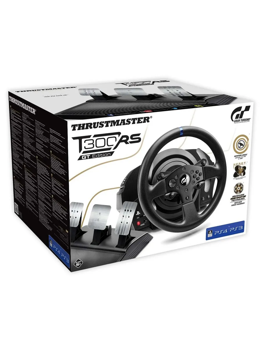 Руль T300 RS Gran Turismo Edition EU Version, PS5/PS4/PC Руль T300 RS Gran Turismo Edition EU Version, PS5/PS4/PC