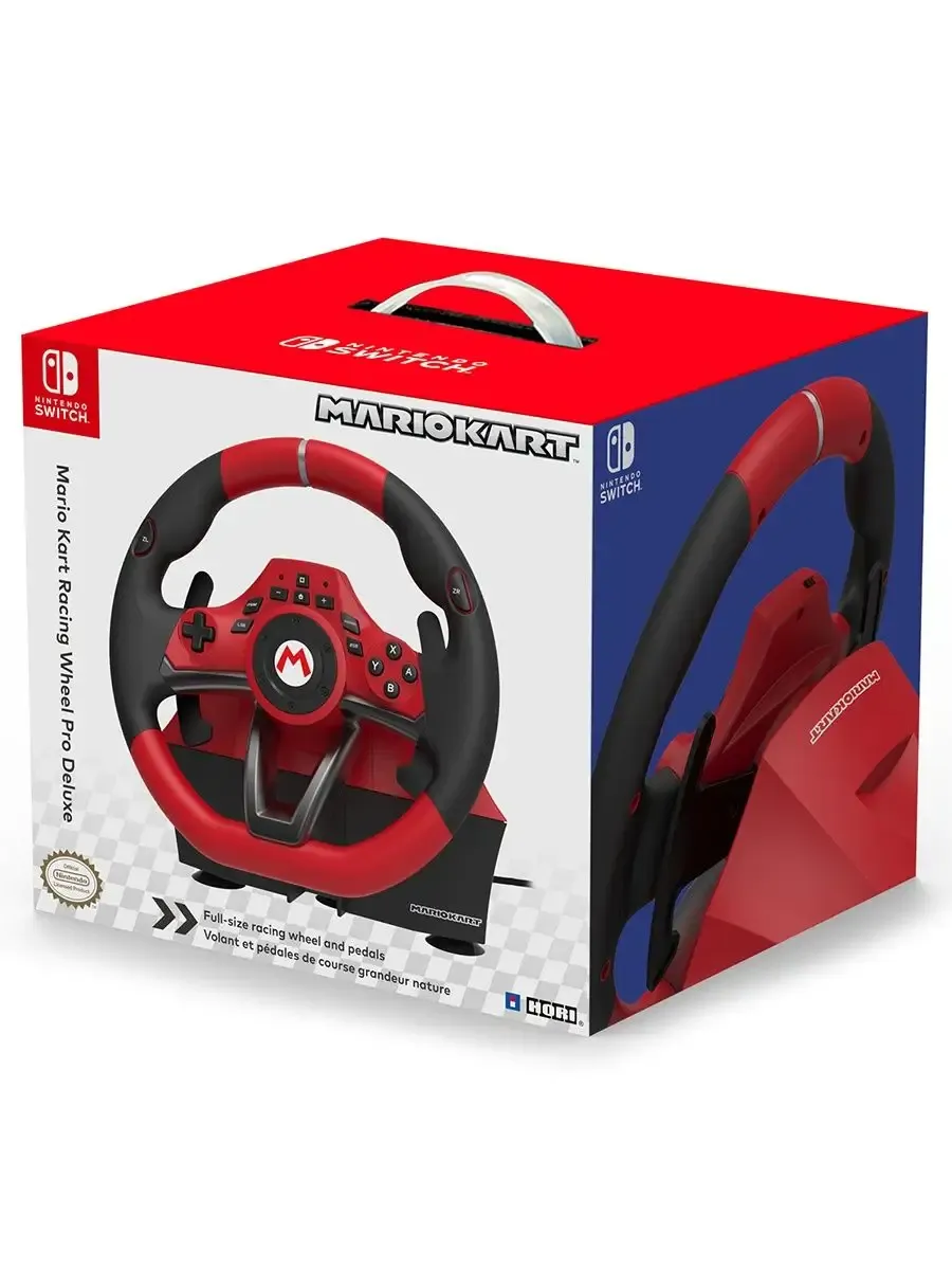Руль Hori Mario Kart racing wheel pro Deluxe (NSW-228U)