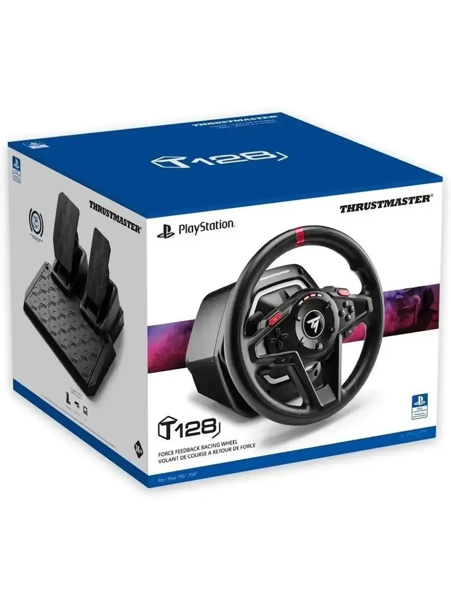 Руль игровой Thrustmaster T128, PS5/PS4/PC Руль игровой Thrustmaster T128, PS5/PS4/PC