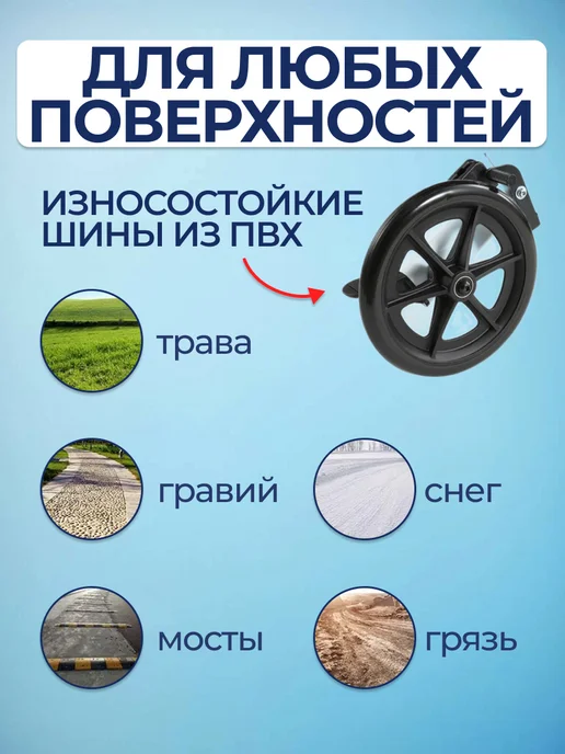 Retorsa Инвалидное кресло-каталка 40.5 см складная mobile, черный, фото 6
