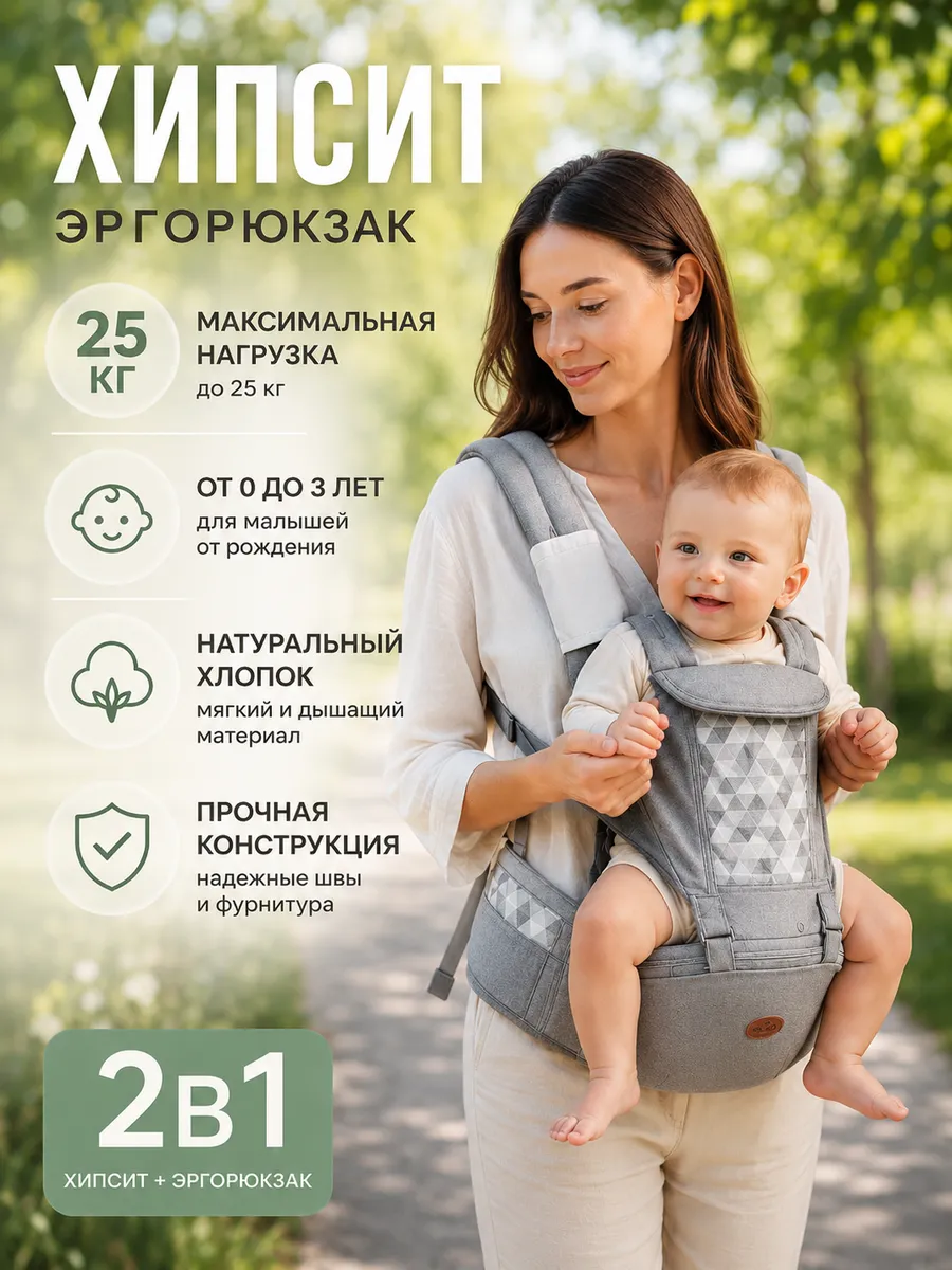 Эргорюкзак кенгуру для новорожденных слинг рюкзак переноска