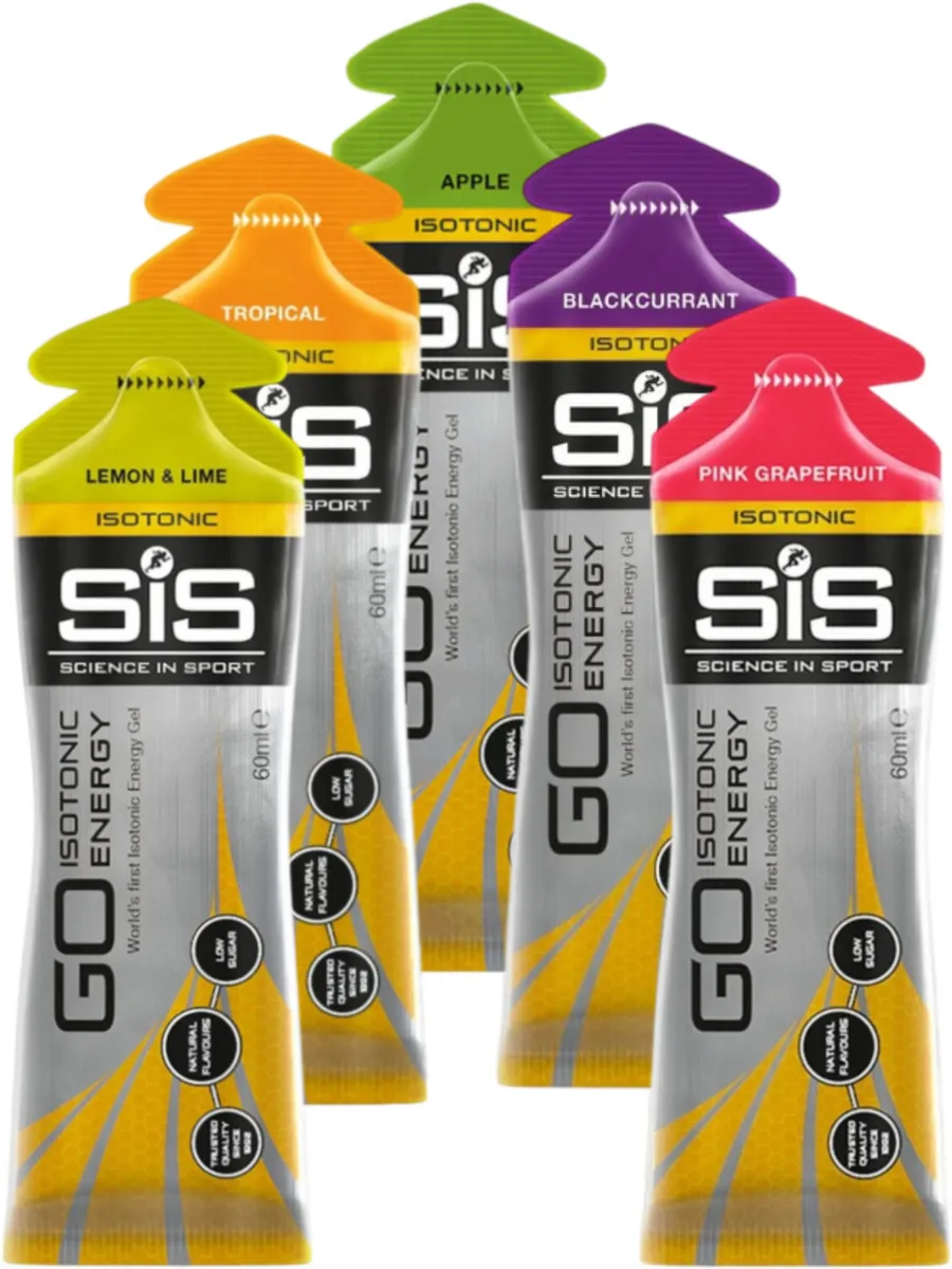 GO Isotonic Energy Gels 5 x 60 мл Микс,...