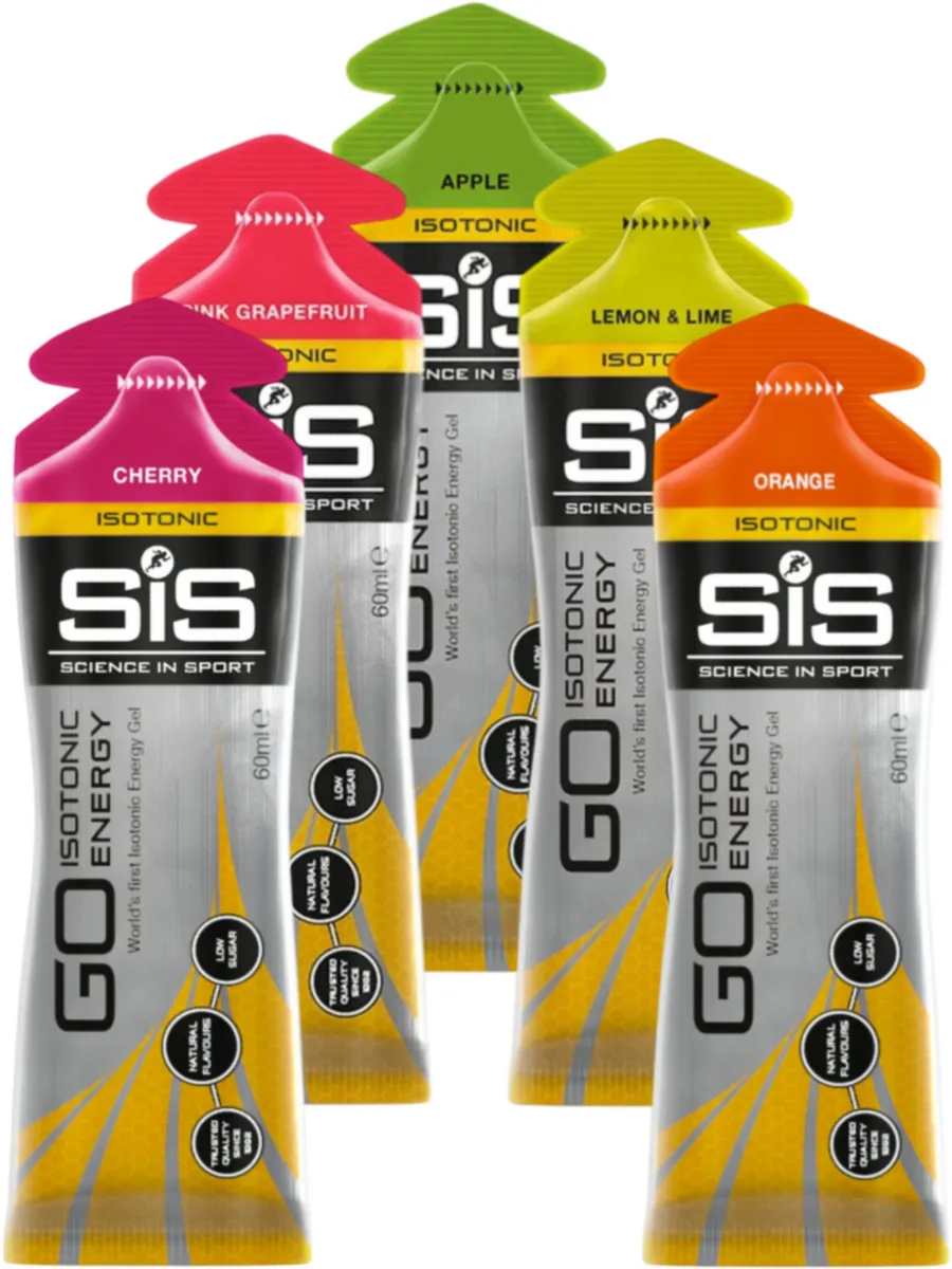 GO Isotonic Energy Gels 5 x 60 мл Микс,...