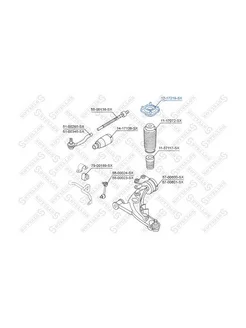 Опора амортизатора переднего Mazda CX-7