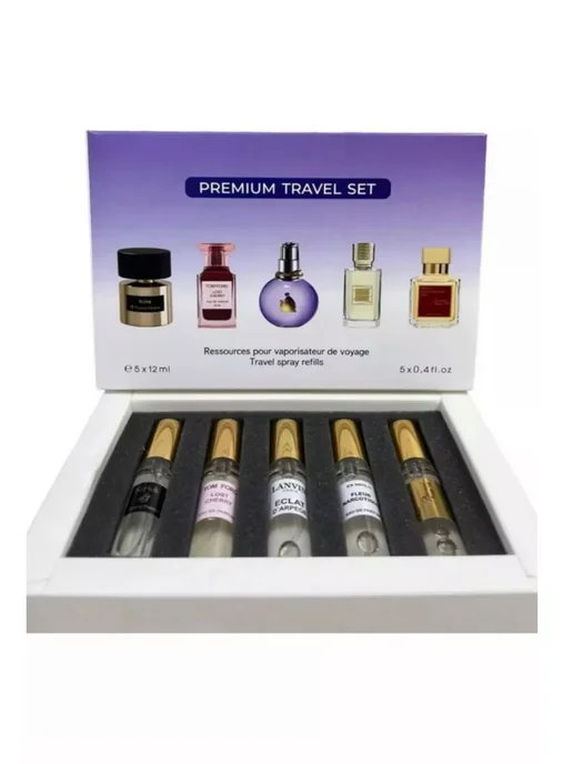 Парфюмы 5в1 Парфюмерный набор Premium Travel Set 5 x 12 ml, 5x12, 12 мл