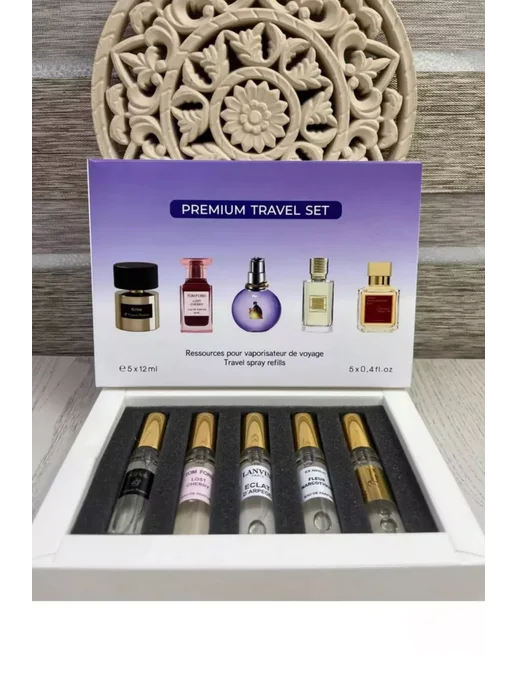 Парфюмы 5в1 Парфюмерный набор Premium Travel Set 5 x 12 ml, 5x12, 12 мл, фото 2