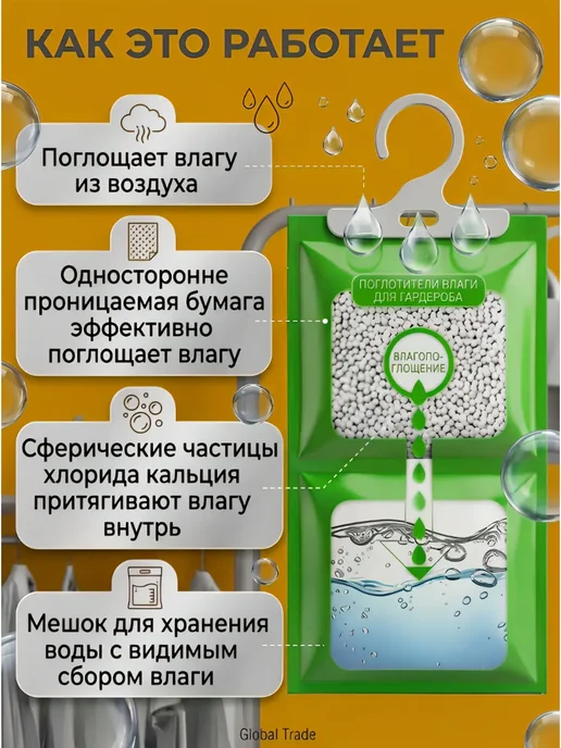 Rechargeable Поглотитель влаги, осушитель воздуха для дома, вариант, фото 3