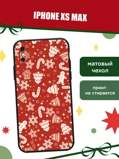 Новогодний чехол на Apple iPhone XS Max