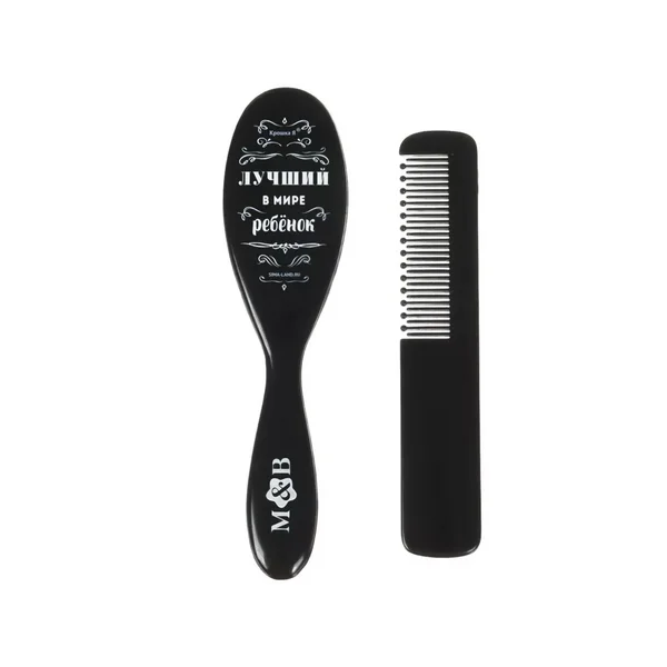 Набор детских расчесок с натуральной щетиной