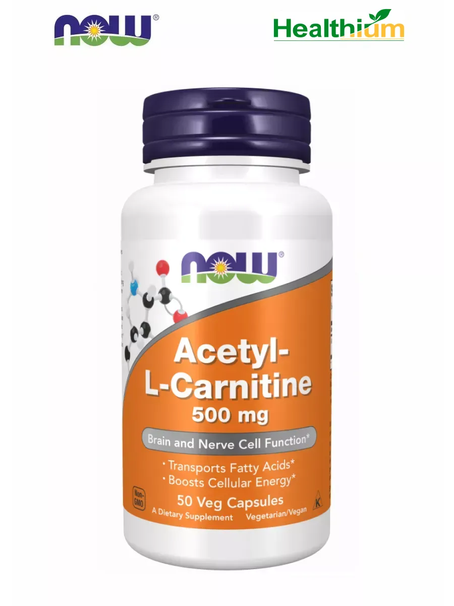Ацетил Л Карнитин алкар 500 мг Acetyl L Carnitine 50капс