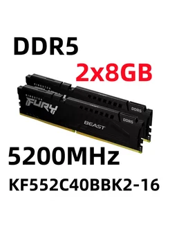 Оперативная память Beast DDR5 16 Гб для ПК, KF552C40BBK2-16 Kingston Fury 277272205 купить за 3 964 ₽ в интернет-магазине Wildberries