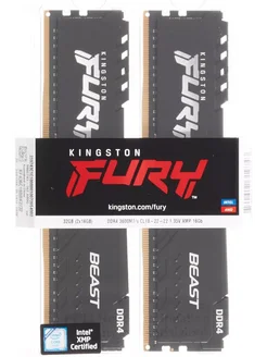 Оперативная память Beast DDR4 32 Гб для ПК, KF436C18BBK2-32 Kingston Fury 277273700 купить за 4 596 ₽ в интернет-магазине Wildberries