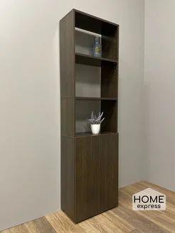 Стеллаж венге Spruce 500 Door, 50х25х177.1 см HOME express 277330917 купить за 3 496 ₽ в интернет-магазине Wildberries