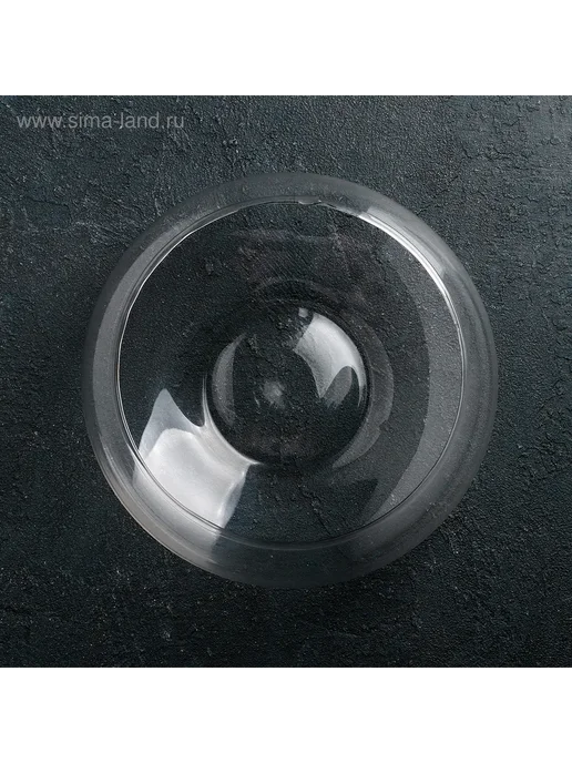 moonglee Конфетница стеклянная НЛО 1.8 л 20х7 см, 20x7 см, 1,8 л, фото 2