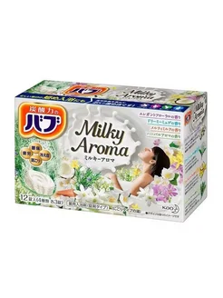 Milky Aroma Соль для ванны в таблетках 40г х 12шт KAO 277406153 купить за 712 ₽ в интернет-магазине Wildberries