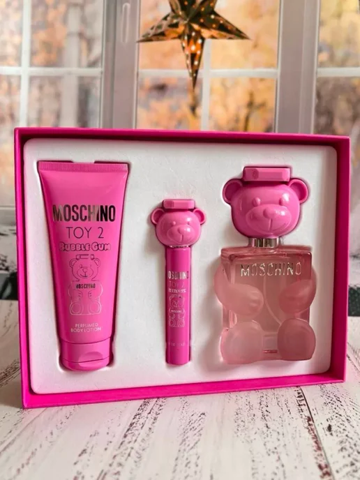Новогодние подарки Подарочный набор Toy 2 Bubble Gum Духи Мишка, вариант, фото 2