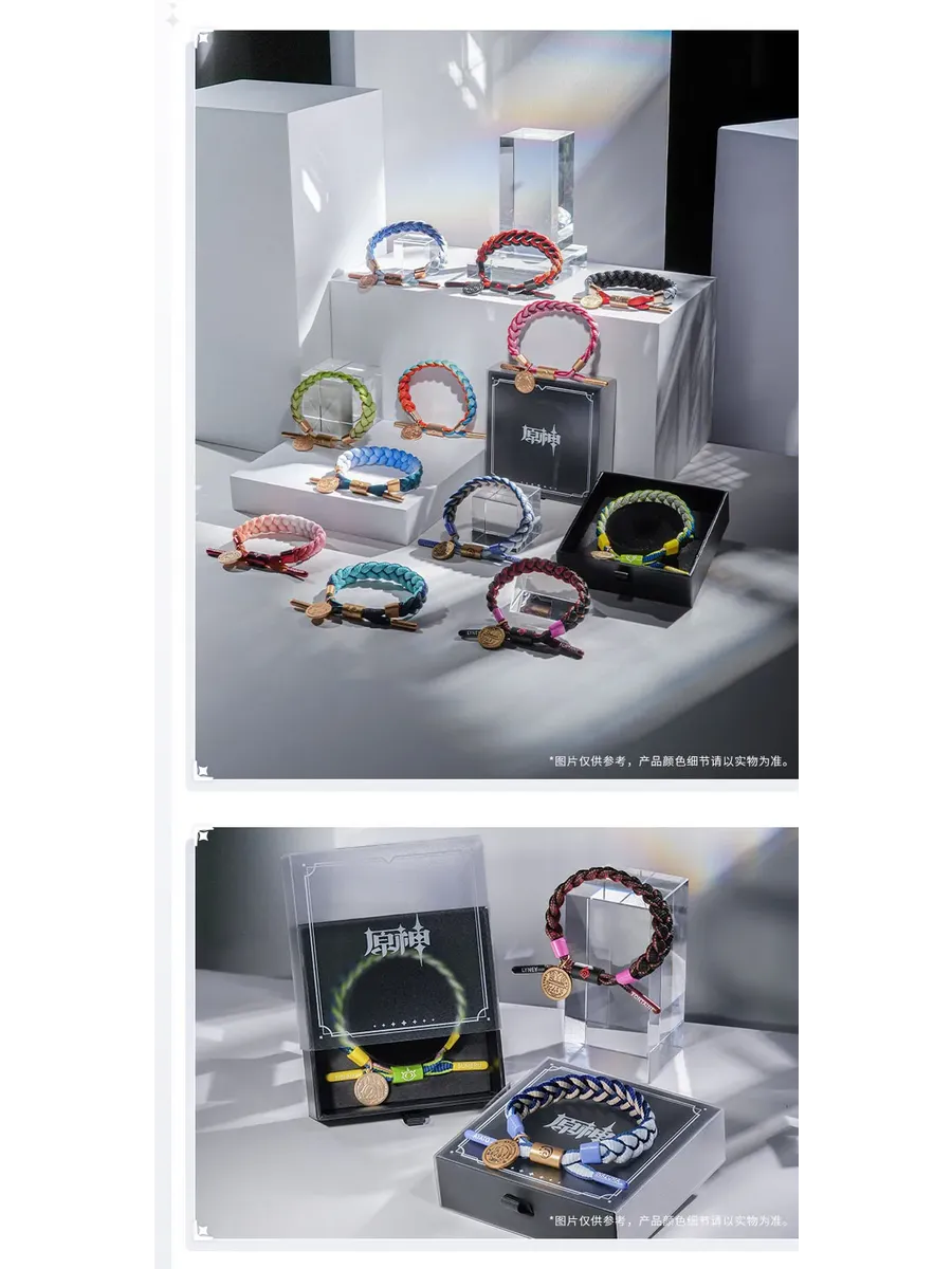 Браслет унисекс Геншин String Bracelets Zhongli Джун Ли