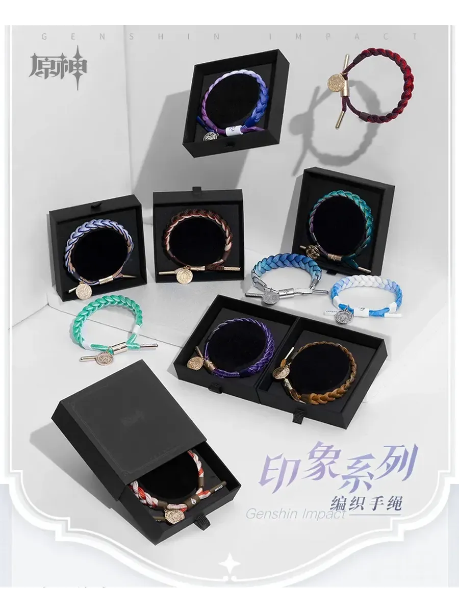 Браслет унисекс Геншин String Bracelets Zhongli Джун Ли