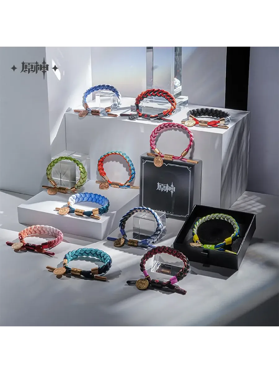 Браслет унисекс Геншин String Bracelets Zhongli Джун Ли