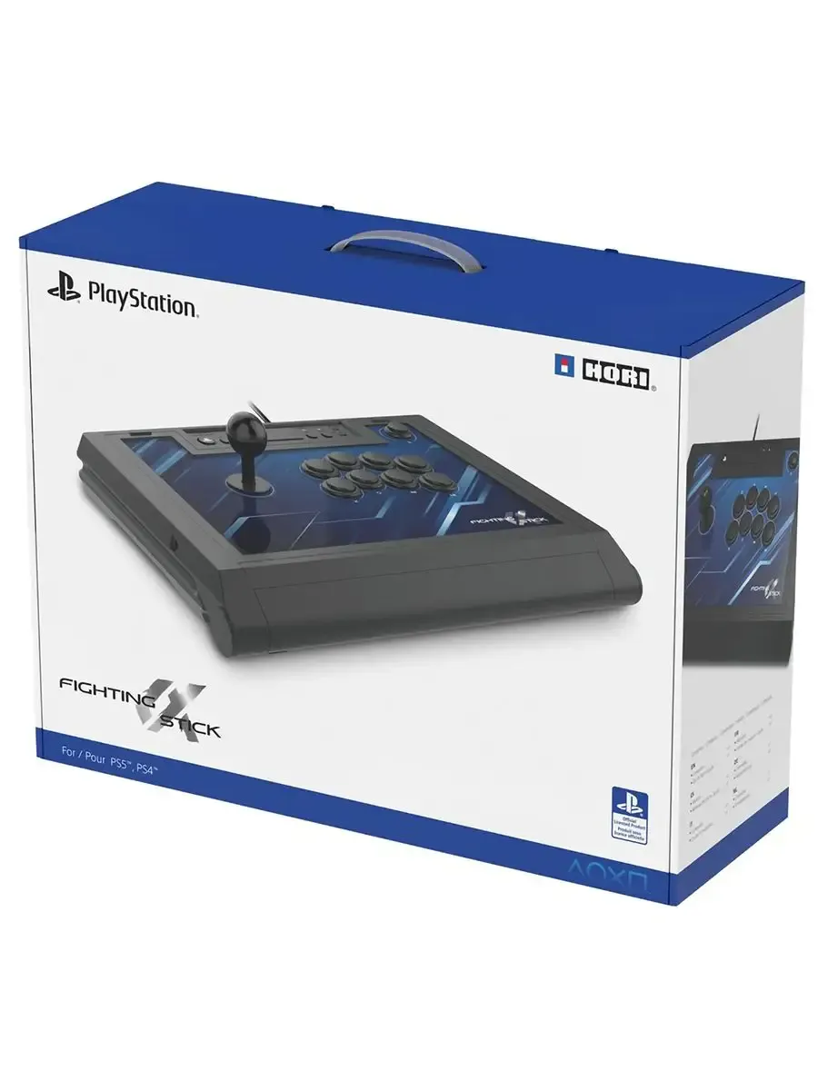 Аркадный контроллер Hori Fighting Stick для PS5, PS4, ПК Аркадный контроллер Hori Fighting Stick для PS5, PS4, ПК