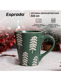 Кружка новогодняя из каменной керамики, 1 шт, Abeto Esprado 277669827 купить за 545 ₽ в интернет-магазине Wildberries