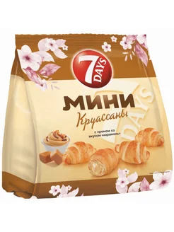 Мини круассаны с кремом карамель, 265г