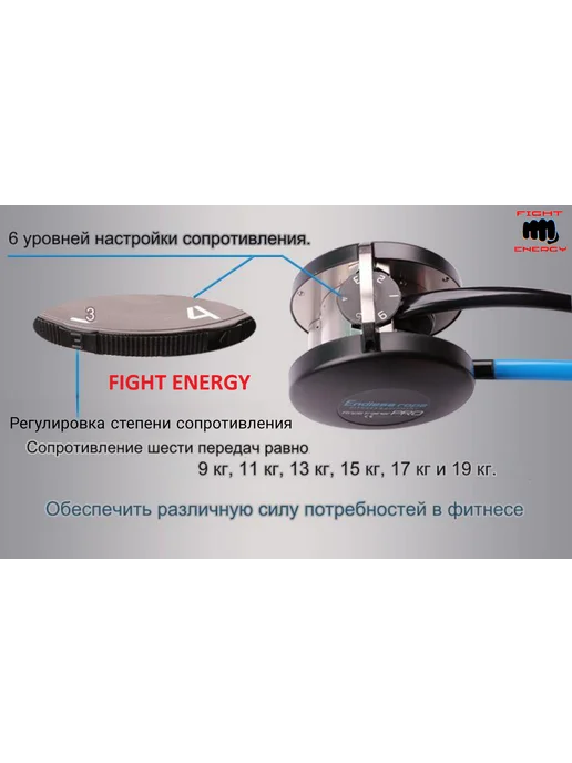 FIGHT ENERGY Спортивный тренажер бесконечный канат. Фитнес кроссфит, черный, фото 5